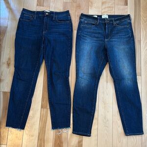 2 pair!  High Rise Skinny: 10R + 12R
